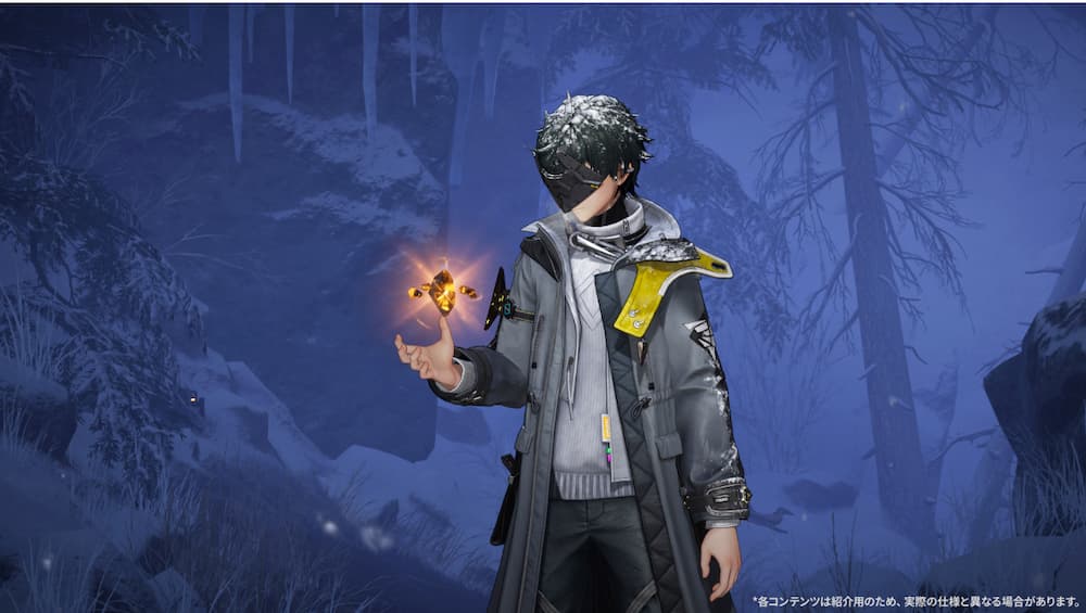 『アークナイツ:エンドフィールド』バージョン「雪氷の幽夢」の開発通信内で紹介された雪表現強化のお知らせ画像。