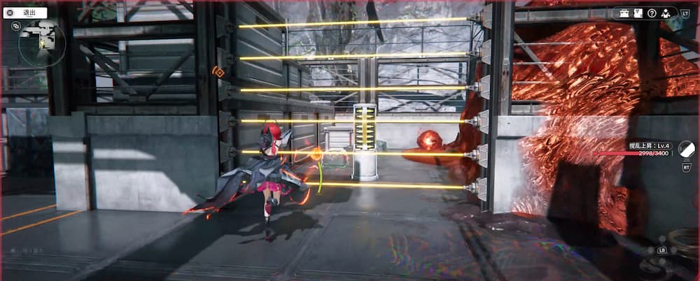 アークナイツエンドフィールドのゲーム画像。蝕像探索エリア4の浸食ギミックと爆弾ギミックがある。その説明画像。