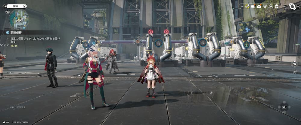 エンドフィールドの実験区域エリア画像。浄水装置が使いやすくなったことを説明。